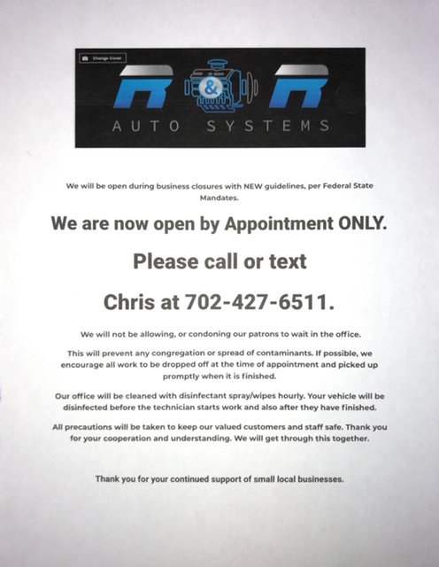 R & R Auto Repair Shop logo
